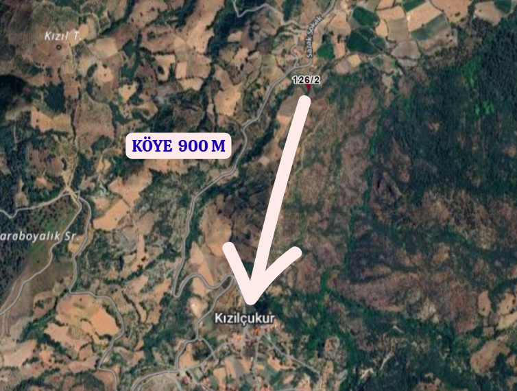 BALIKESİR BİGADİÇ KIZILÇUKUR KÖYÜNDE  578  M² ARSA  SATILIKTIR - BALIKESİR BİGADİÇ fotoğraf 5