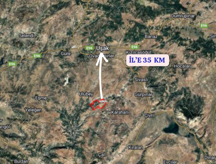 UŞAK ULUBEY HASKÖY KÖYÜNDE  1.233 M² TARLA  SATILIKTIR  - UŞAK ULUBEY fotoğraf 7