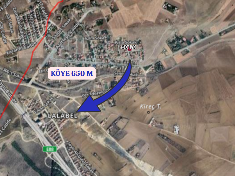 ANKARA ELMADAĞ LALABEL KÖYÜNDE 607 M² ARSAMIZ  SATILIKTIR - ANKARA ELMADAĞ fotoğraf 7