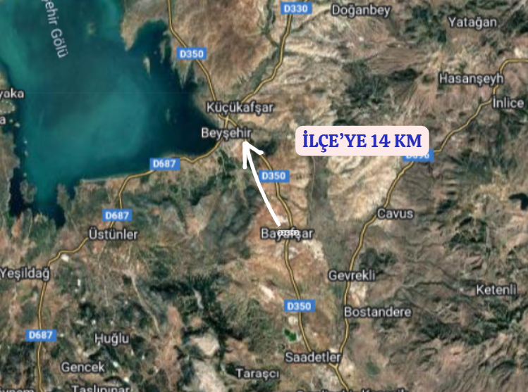 KONYA BEYŞEHİR BAYAFŞAR KÖYÜNDE 106  M²  ARSA  SATILIKTIR - KONYA BEYŞEHİR fotoğraf 5