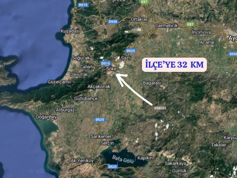 AYDIN SÖKE GÜNEYYAKA  KÖYÜNDE  14.415  M²  ZEYTİNLİK  SATILIKTIR - AYDIN SÖKE fotoğraf 5