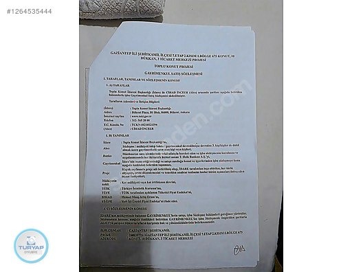 TURYAP'TAN RESMİ TAPU DEVİR-87M2HER İŞE UYGUN OKUL-CAMİ-KÖŞEBAŞI - GAZİANTEP ŞEHİTKAMİL fotoğraf 6