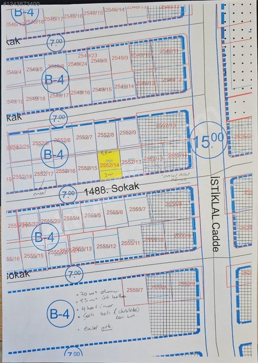 BAĞCILAR GÜNEŞLİ 15 TEMMUZ MH.DE 112 m2 UYGUN SATILIK ARSA - İSTANBUL BAĞCILAR fotoğraf 13