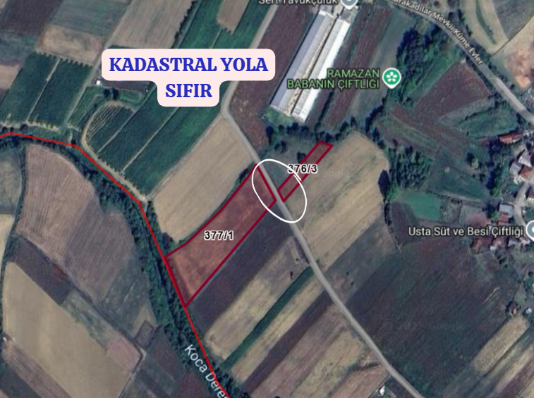 KOCAELİ DERİNCE ÇAVUŞLU MAHALLESİNDE 1.004 M² TARLA SATILIKTIR - KOCAELİ DERİNCE fotoğraf 3