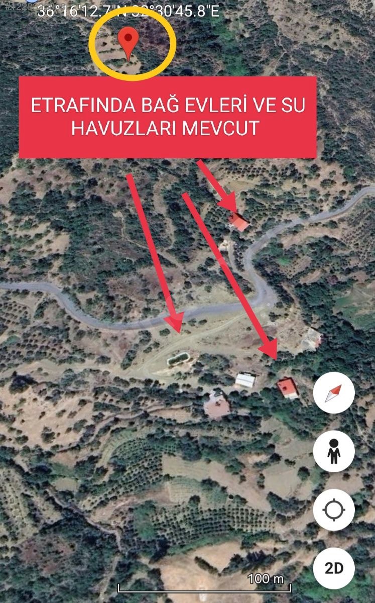 ANTALYA GAZİPAŞA ÜÇKONAK   KÖYÜNDE 333  M² TARLA  SATILIKTIR - ANTALYA GAZİPAŞA fotoğraf 3