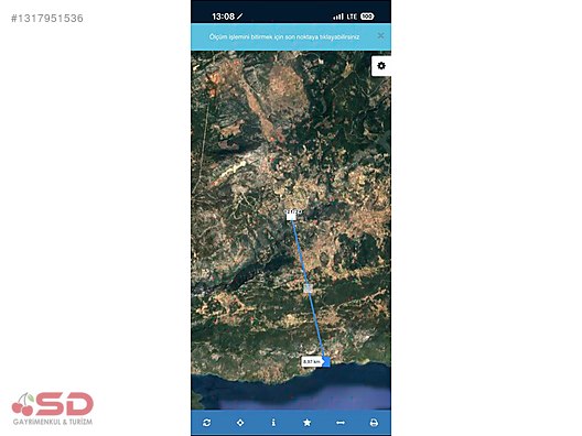 Muğla Akbük koyuna 15 dk mesafede kelepir 1777 m2 arazi - MUĞLA MENTEŞE fotoğraf 7