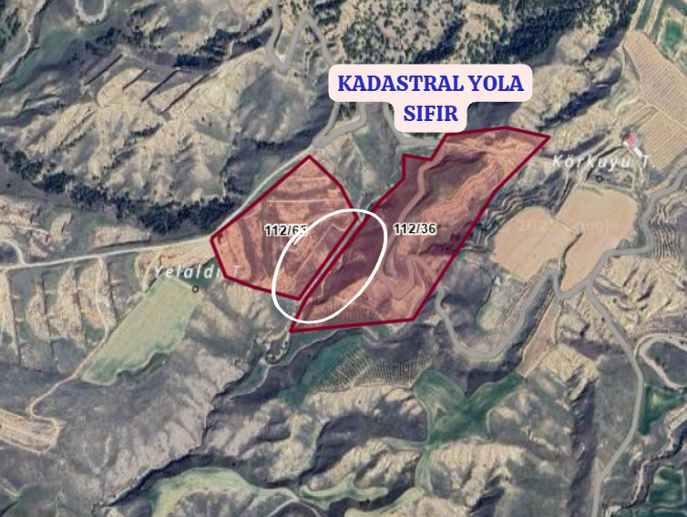DENİZLİ PAMUKKALE KOCADERE MAHALLESİNDE  ARSANIN  350 M²  Sİ SATILIKTIR - DENİZLİ PAMUKKALE fotoğraf 3