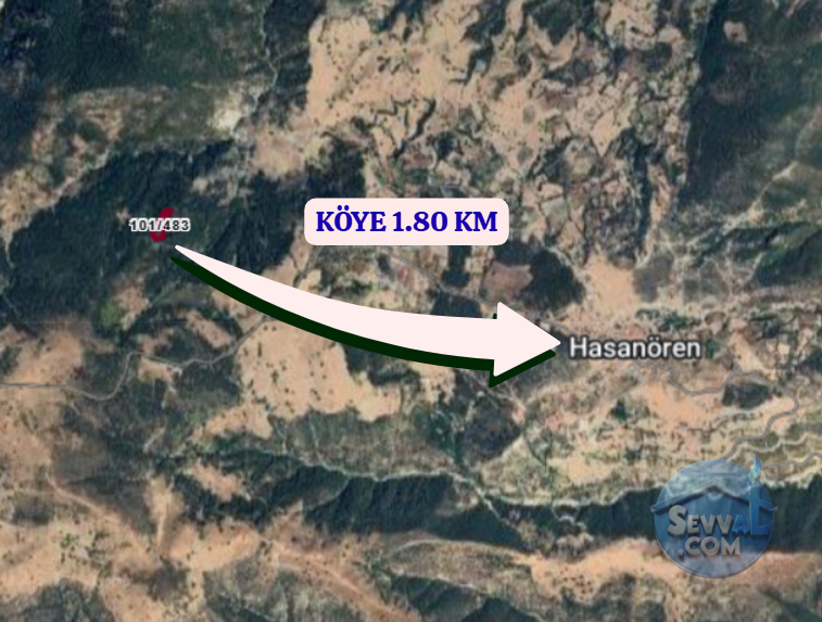 KÜTAHYA SİMAV HASANÖREN  KÖYÜNDE  4.179 M² TARLA  SATILIKTIR - KÜTAHYA SİMAV fotoğraf 4