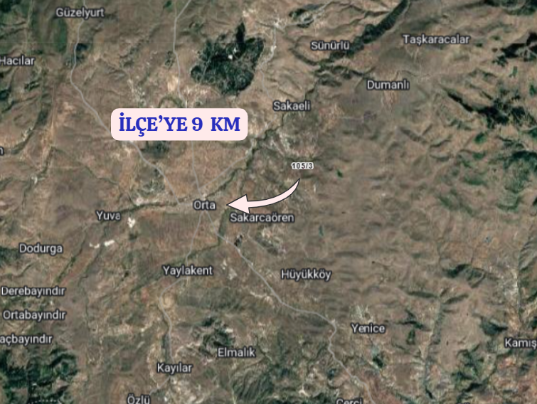 ÇANKIRI ORTA SANCAR  KÖYÜNDE 3.740  M² TARLA  SATILIKTIR - ÇANKIRI ORTA fotoğraf 5