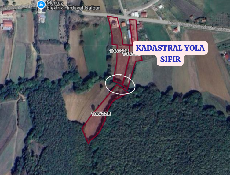 KOCAELİ İZMİT SÜVERLER  KÖYÜNDE 4.615 M²  TARLA  SATILIKTIR - KOCAELİ İZMİT fotoğraf 3
