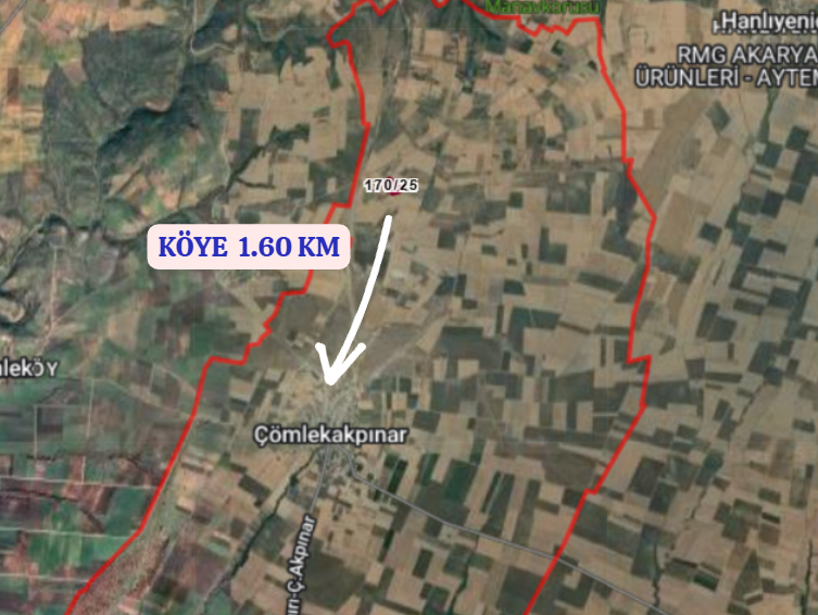 EDİRNE LALAPAŞA ÇÖMLEKAKPINAR  KÖYÜNDE 10.383 M TARLA SATILIKTIR - EDİRNE LALAPAŞA fotoğraf 4