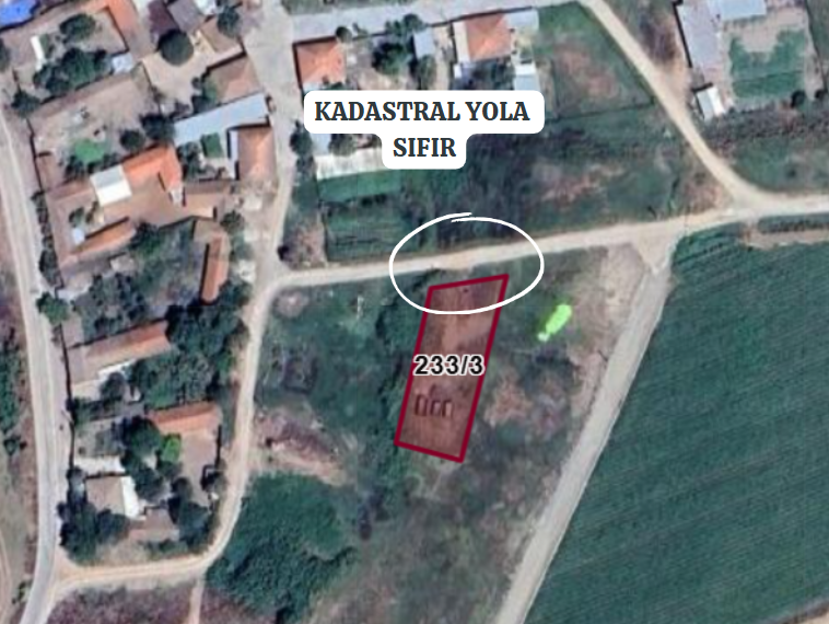 BURSA KARACABEY OVAHAMİDİYE KÖYÜNDE 818   M² ARSA SATILIKTIR - BURSA KARACABEY fotoğraf 3