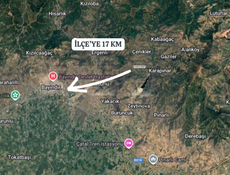 İZMİR BAYINDIR ÇENİKLER  KÖYÜNDE 582  M² ZEYTİNLİK  SATILIKTIR - İZMİR BAYINDIR fotoğraf 5