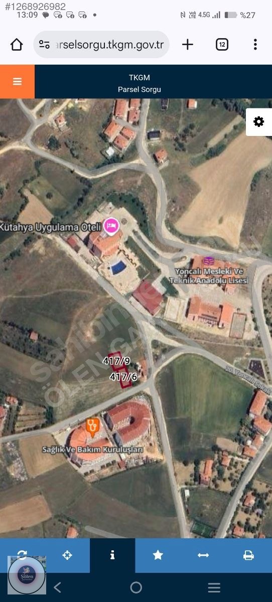 KÜTAHYA MERKEZ YONCALI DA SATILIK ARSA - KÜTAHYA MERKEZ fotoğraf 5