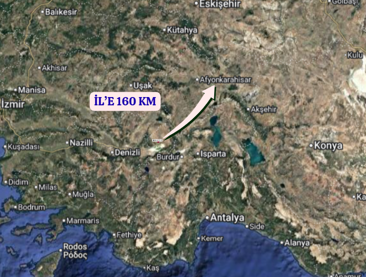 AFYONKARAHİSAR DAZKIRI ESENTEPE  KÖYÜNDE 3.584  M² TARLA  SATILIKTIR - AFYONKARAHİSAR DAZKIRI fotoğraf 6