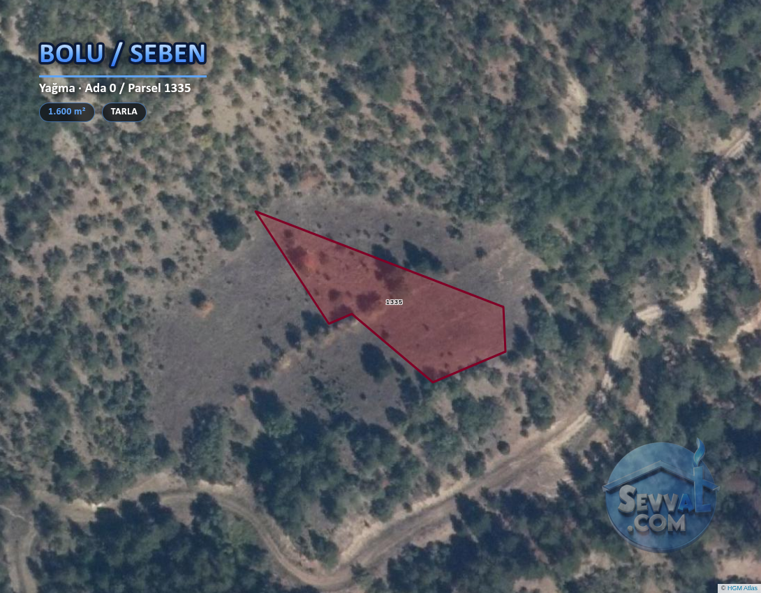 BOLU SEBEN YAĞMA  KÖYÜNDE 1.600 M²  TARLA  SATILIKTIR - BOLU SEBEN fotoğraf 3