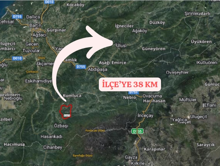BARTIN ULUS DÖNGELLER KÖYÜNDE 2.412 M² TARLA SATILIKTIR. - BARTIN ULUS fotoğraf 8