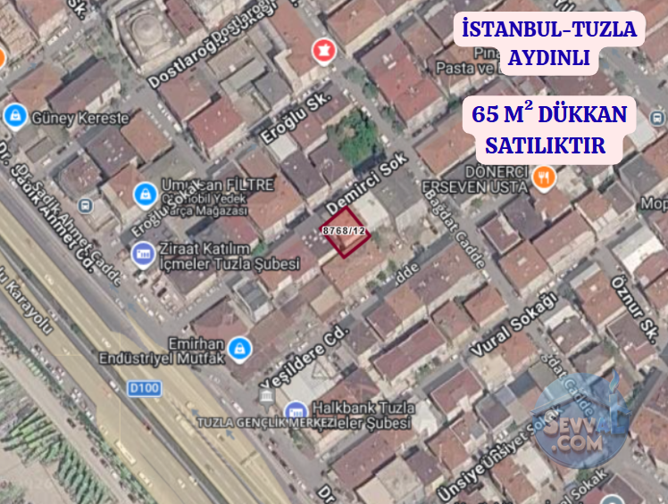 İSTANBUL TUZLA AYDINLI MAHALLESİNDE HİSSELİ 65 M² DÜKKAN  SATILIKTIR - İSTANBUL TUZLA fotoğraf 2