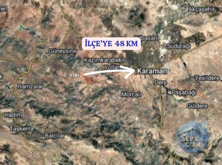 KARAMAN MERKEZ MURATDEDE KÖYÜNDE 3.472 M² BAĞ SATILIKTIR - Karaman Merkez fotoğraf 3