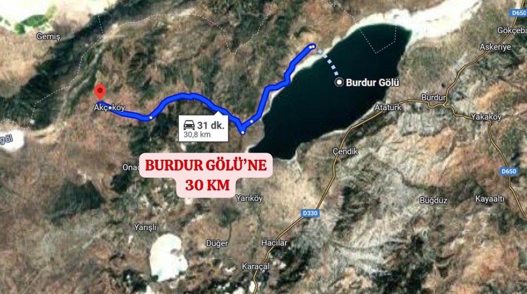 BURDUR YEŞİLOVA AKÇAKÖY'DE 800M² TARLA SATILIKTIR - BURDUR YEŞİLOVA fotoğraf 12