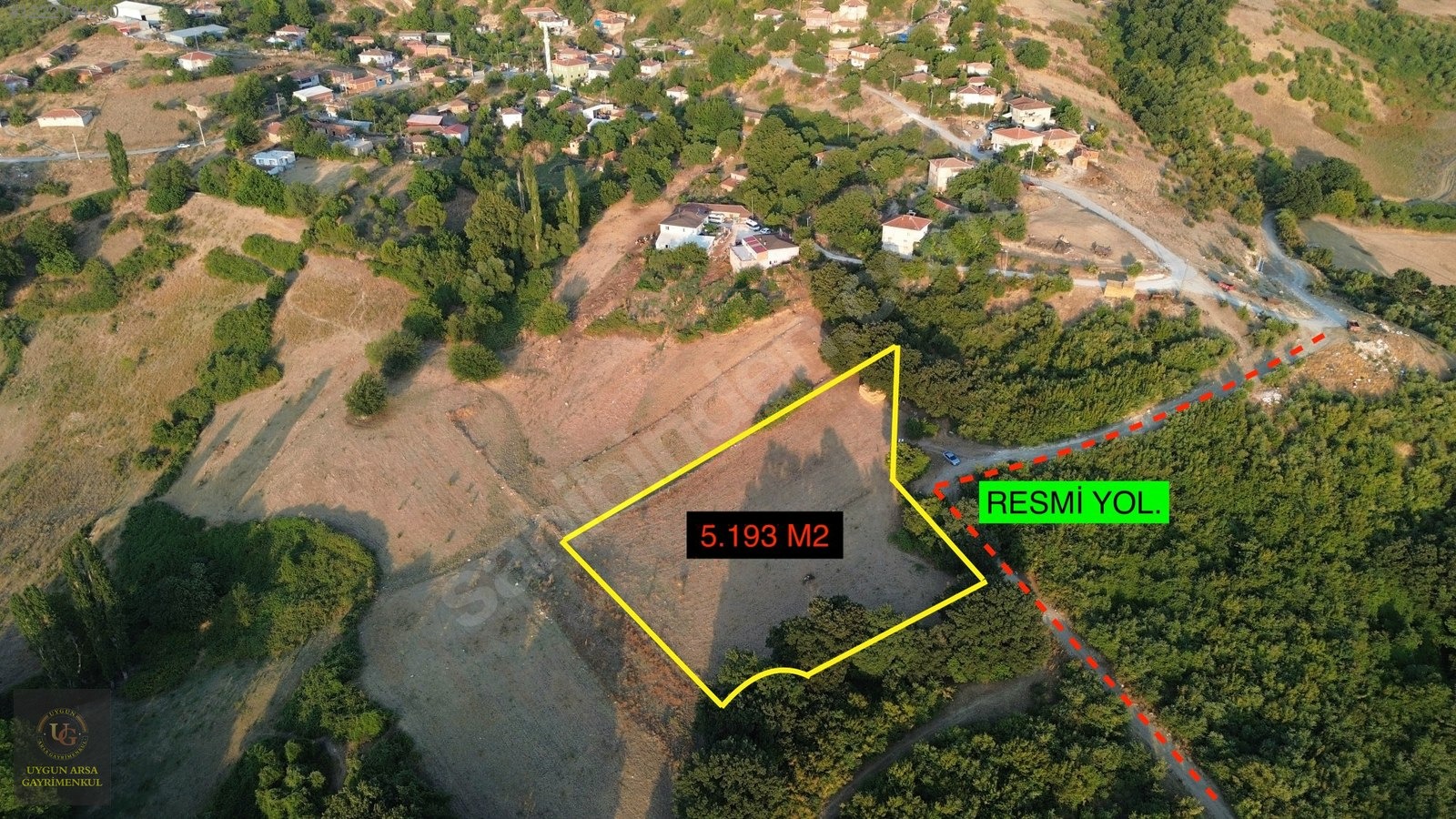 BALIKESİR MANYAS HEKİM'DE KÖY İÇİNDE 5.193 M2 UYGUN ARSA - BALIKESİR MANYAS fotoğraf 2