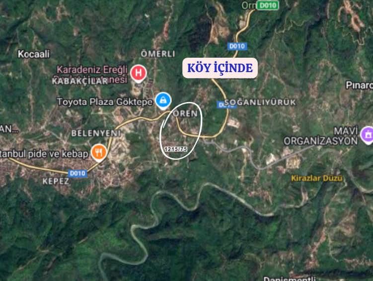 ZONGULDAK EREĞLİ ÖREN  KÖYÜ’NDE  345 M² BAHÇE SATILIKTIR - ZONGULDAK EREĞLİ fotoğraf 4
