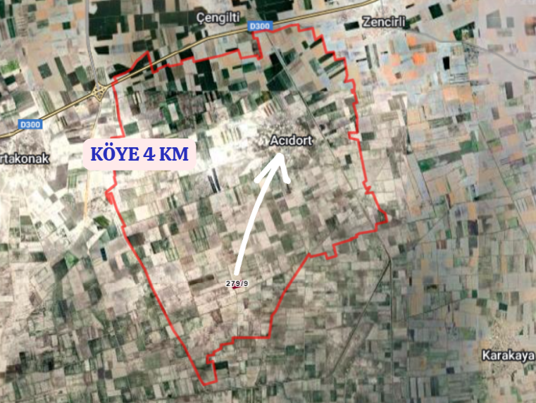 KONYA KARATAY ACIDORT  KÖYÜNDE TARLANIN 5.969 M² Sİ SATILIKTIR - KONYA KARATAY fotoğraf 4