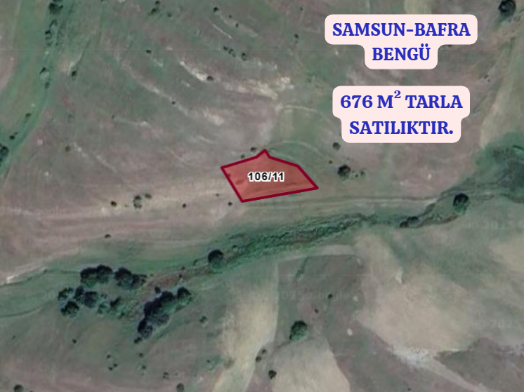 SAMSUN BAFRA BENGÜ   KÖYÜNDE 676  M² TARLA  SATILIKTIR - SAMSUN BAFRA fotoğraf 2