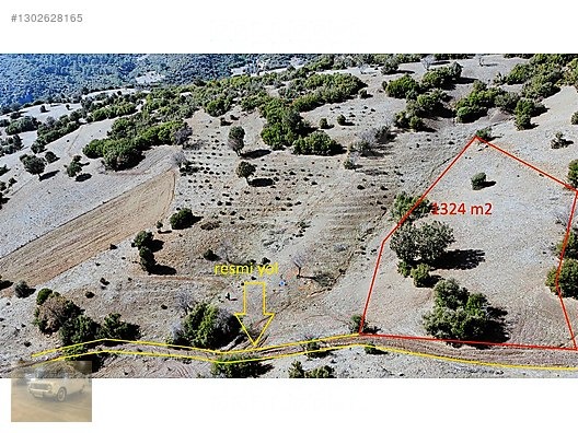 yolu suyu basinda 1324 m² tek tapu satılık parsel - BURDUR MERKEZ fotoğraf 4