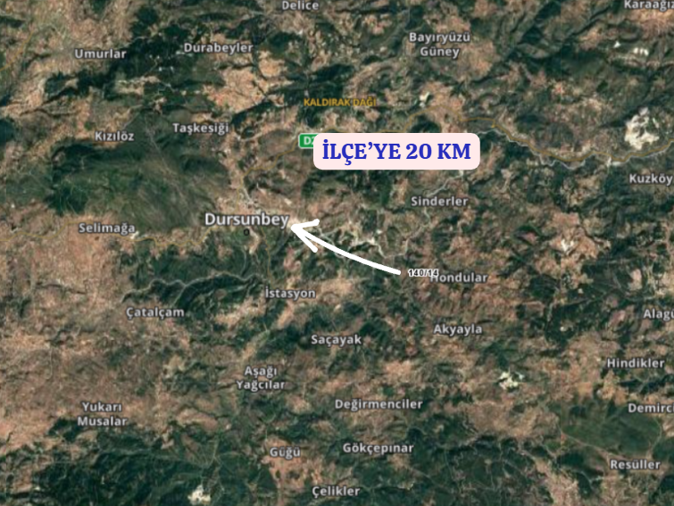BALIKESİR DURSUNBEY HONDULAR  KÖYÜNDE 191 M² TARLA SATILIKTIR - BALIKESİR DURSUNBEY fotoğraf 7