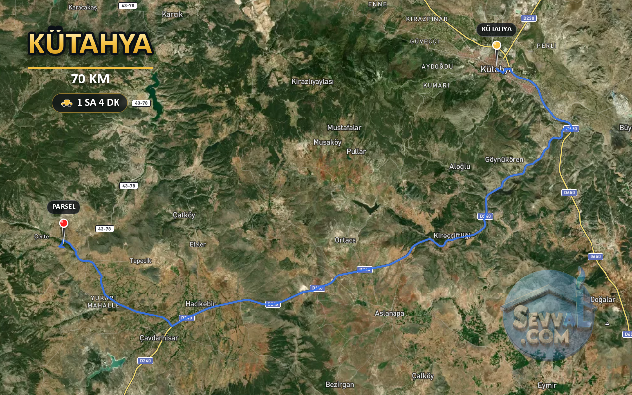 KÜTAHYA EMET AYDINCIK/CUMHURİYET 852 m² SATILIK ARSA - KÜTAHYA EMET fotoğraf 4