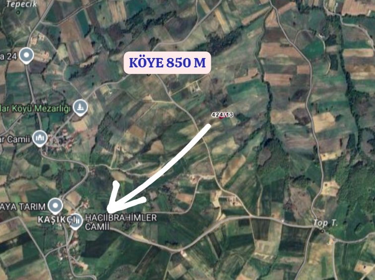 KOCAELİ DERİNCE ÇAVUŞLU   KÖYÜNDE  561   M²  TARLA  SATILIKTIR - KOCAELİ DERİNCE fotoğraf 5