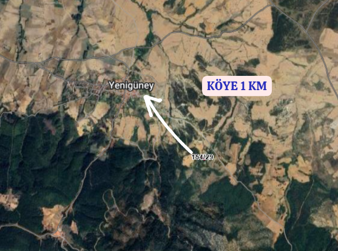 KÜTAHYA GEDİZ YENİGÜNEY   KÖYÜNDE 396  M² TARLA  SATILIKTIR - KÜTAHYA GEDİZ fotoğraf 4