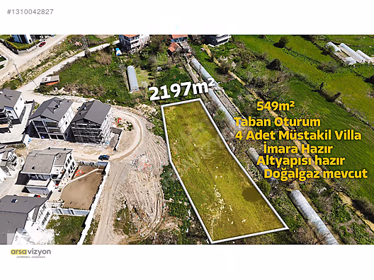DALLICA'DA 2197m² İmara Hazır 2 - 3 - 4 Villalık Arsa 2 - BARTIN MERKEZ fotoğraf 7