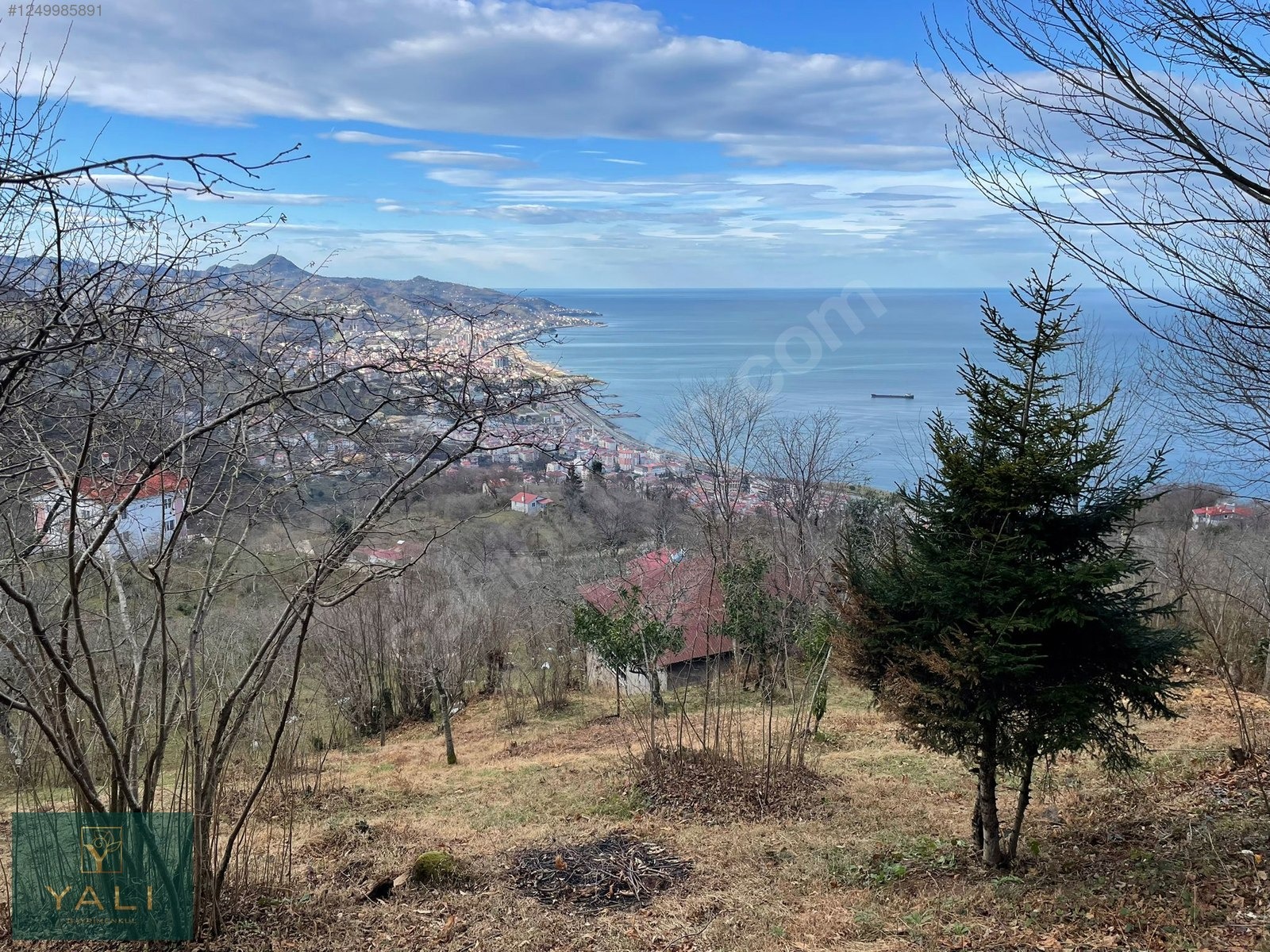 ÇITLAKKALEDE 1050M2 MUHTEŞEM DENİZ MANZARALI İMARLI ARSA - GİRESUN MERKEZ fotoğraf 2