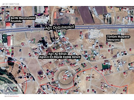 Ağrı Cumhuriyet Mahallesi'nde 930.37m² Satılık Arsa - AĞRI MERKEZ fotoğraf 7