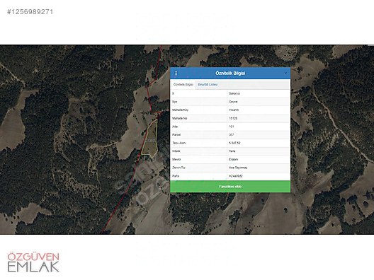 Geyve Hisarlık'da 5047m2 Satılık Tarla - SAKARYA GEYVE fotoğraf 15