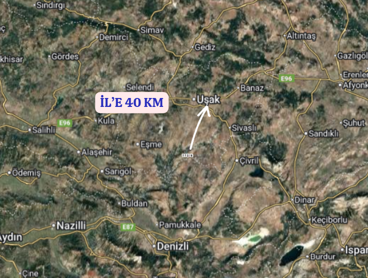 UŞAK ULUBEY İSHAKLAR  KÖYÜNDE 2.400  M² TARLA  SATILIKTIR - UŞAK ULUBEY fotoğraf 6