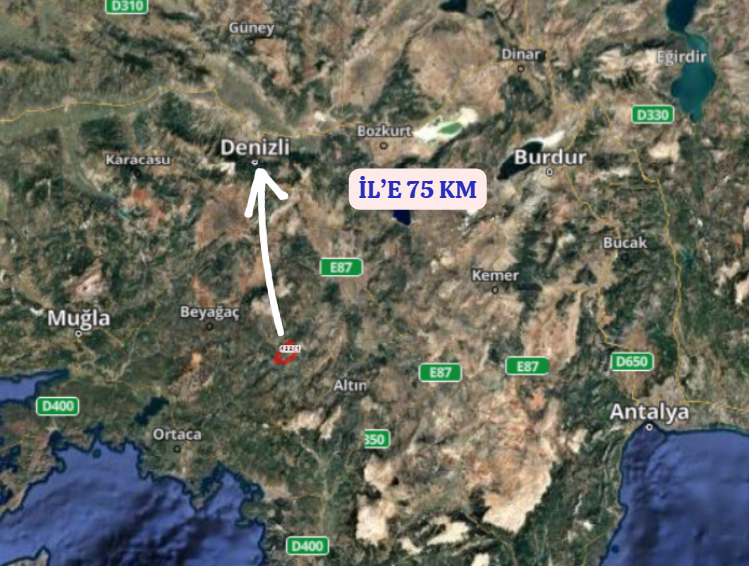 DENİZLİ ÇAMELİ KOLAK KÖYÜNDE  686 M²  ARSA SATILIKTIR - DENİZLİ ÇAMELİ fotoğraf 11