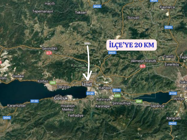 KOCAELİ İZMİT ÇAĞIRGAN  KÖYÜNDE 1.673 M²  TARLA  SATILIKTIR - KOCAELİ İZMİT fotoğraf 5