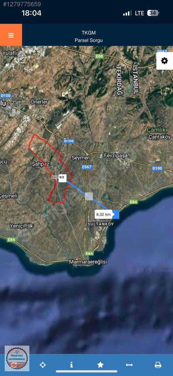 MARMARA EREĞLİSİ YAKUPLU'DA SATILIK 415 M KELEPİR HİSSE - TEKİRDAĞ MARMARAEREĞLİSİ fotoğraf 4
