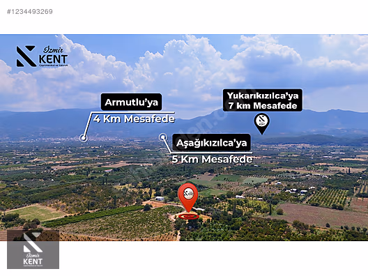 Kemalpaşa Yukarıkızılca Satılık 408 m2 Bahçe - İZMİR KEMALPAŞA fotoğraf 9