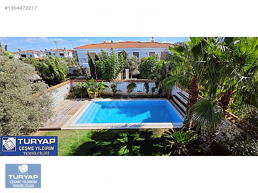 TURYAP ÇEŞME ALAÇATI YILLIK KİRALIK MÜSTAKİL HAVUZLU 7+1 VİLLA - İZMİR ÇEŞME fotoğraf 6
