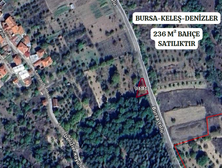BURSA KELEŞ DENİZLER'DE 236   M² BAHÇE SATILIKTIR - BURSA KELES fotoğraf 2