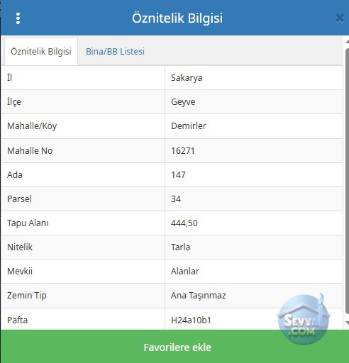 SAKARYA GEYVE DEMİRLER DE 444 M² TARLAMIZ SATILIKTIR - SAKARYA GEYVE fotoğraf 2