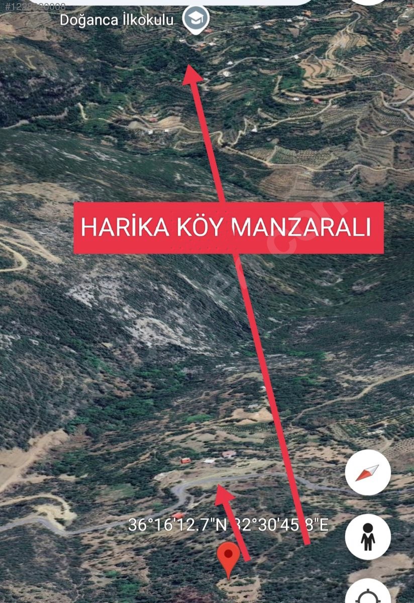 ANTALYA GAZİPAŞA ÜÇKONAK   KÖYÜNDE 333  M² TARLA  SATILIKTIR - ANTALYA GAZİPAŞA fotoğraf 5