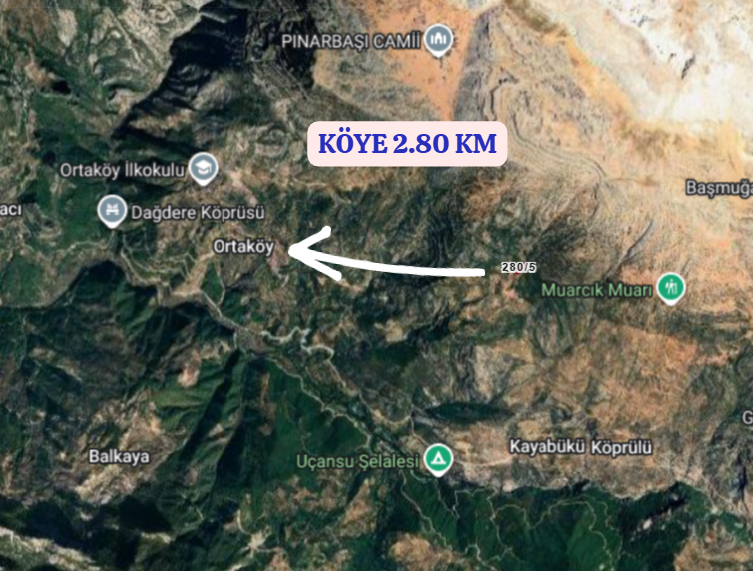 ANTALYA GÜNDOĞMUŞ ORTAKÖY   KÖYÜNDE 1.790  M² TARLA  SATILIKTIR - ANTALYA GÜNDOĞMUŞ fotoğraf 4