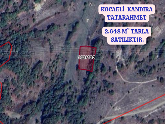 KOCAELİ KANDIRA TATARAHMET   KÖYÜNDE 2.648 M²  TARLA  SATILIKTIR - KOCAELİ KANDIRA fotoğraf 2