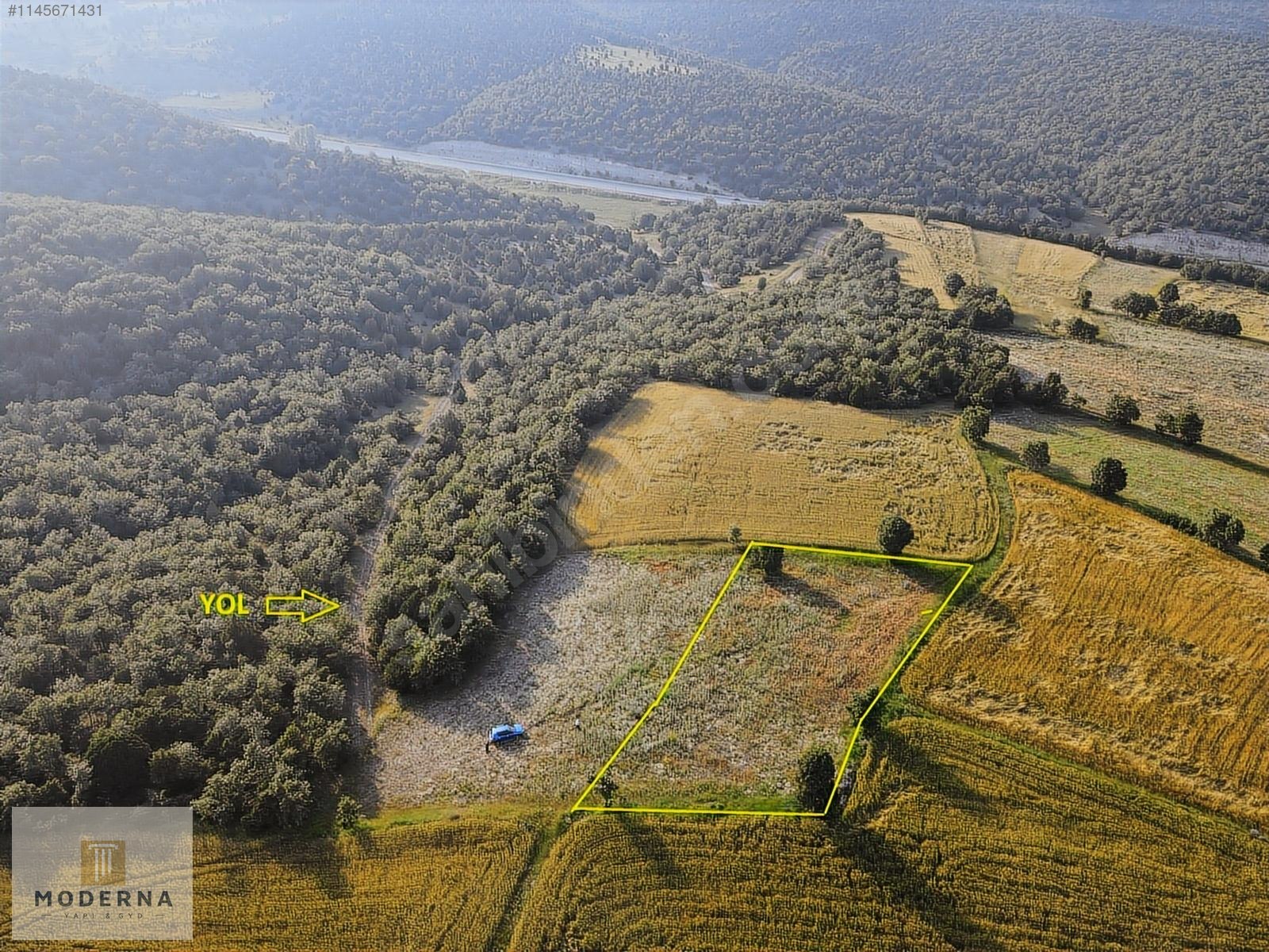 KÜTAHYA MERKEZ KİREÇÇİFLİĞİ MANZARALI 1477 M2 TAM HİSSE TARLA! - KÜTAHYA MERKEZ fotoğraf 5