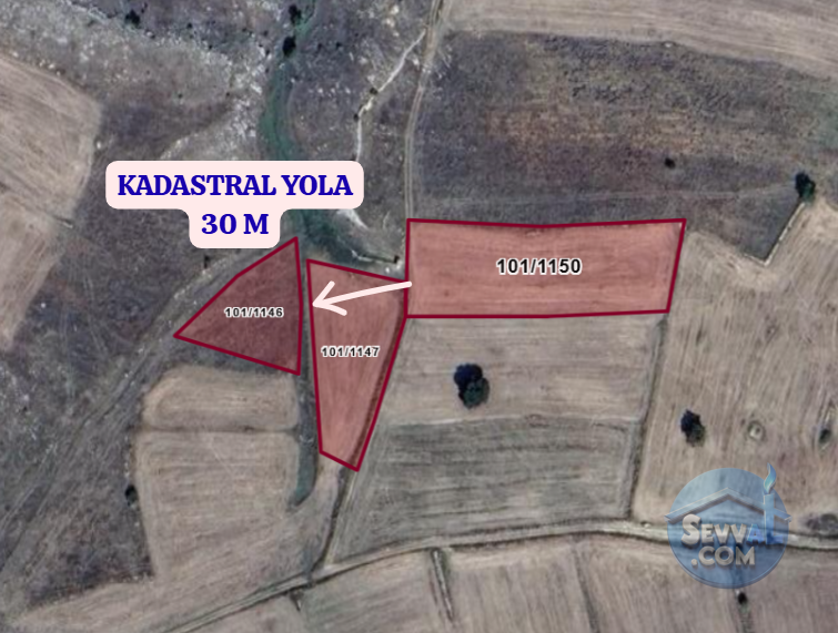 KÜTAHYA ÇAVDARHİSAR YENİCEARMUTCUK  KÖYÜNDE  3.115  M²  TARLA  SATILIKTIR - KÜTAHYA ÇAVDARHİSAR fotoğraf 3